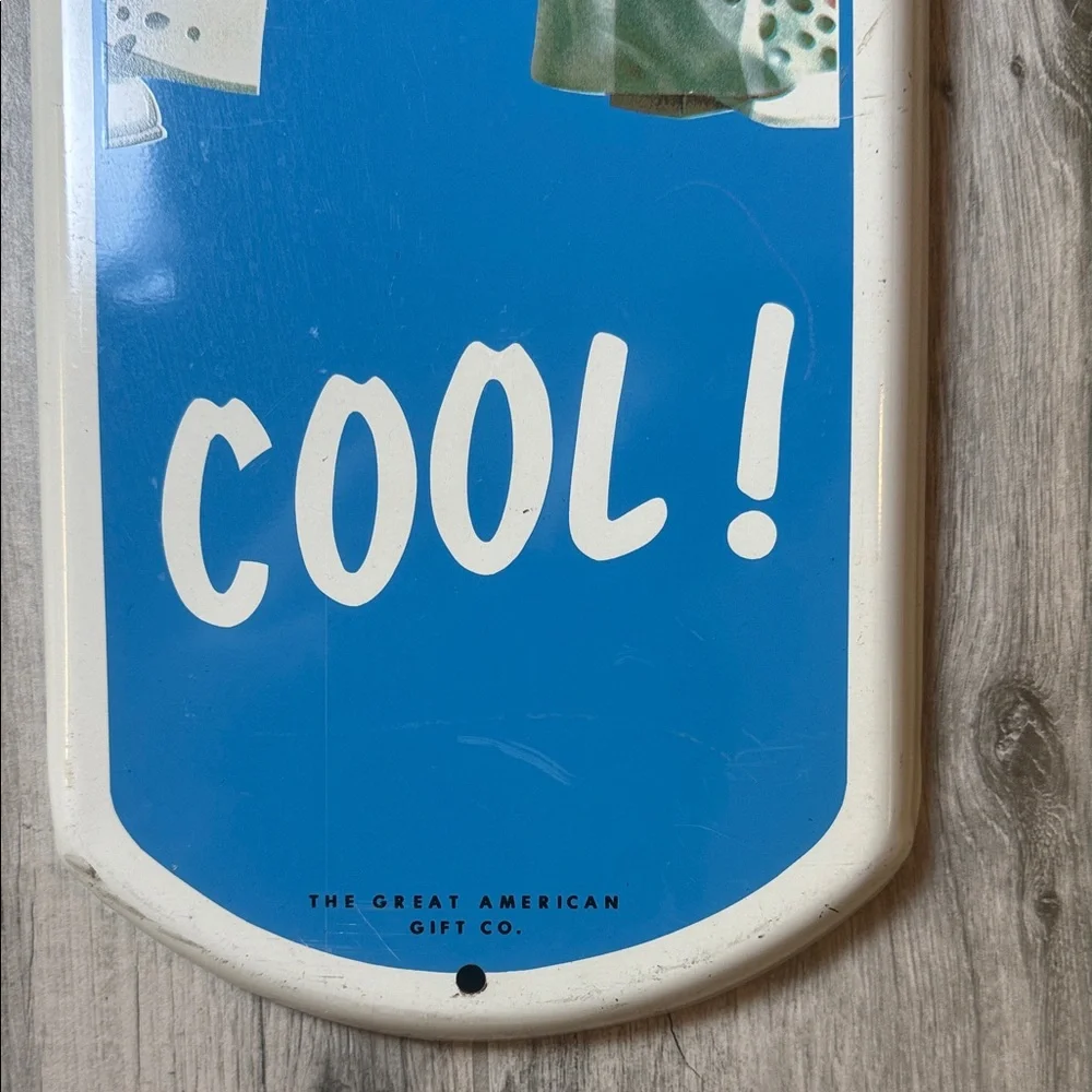 Vintage Blue Elvis Presley Icon Wall Thermometer